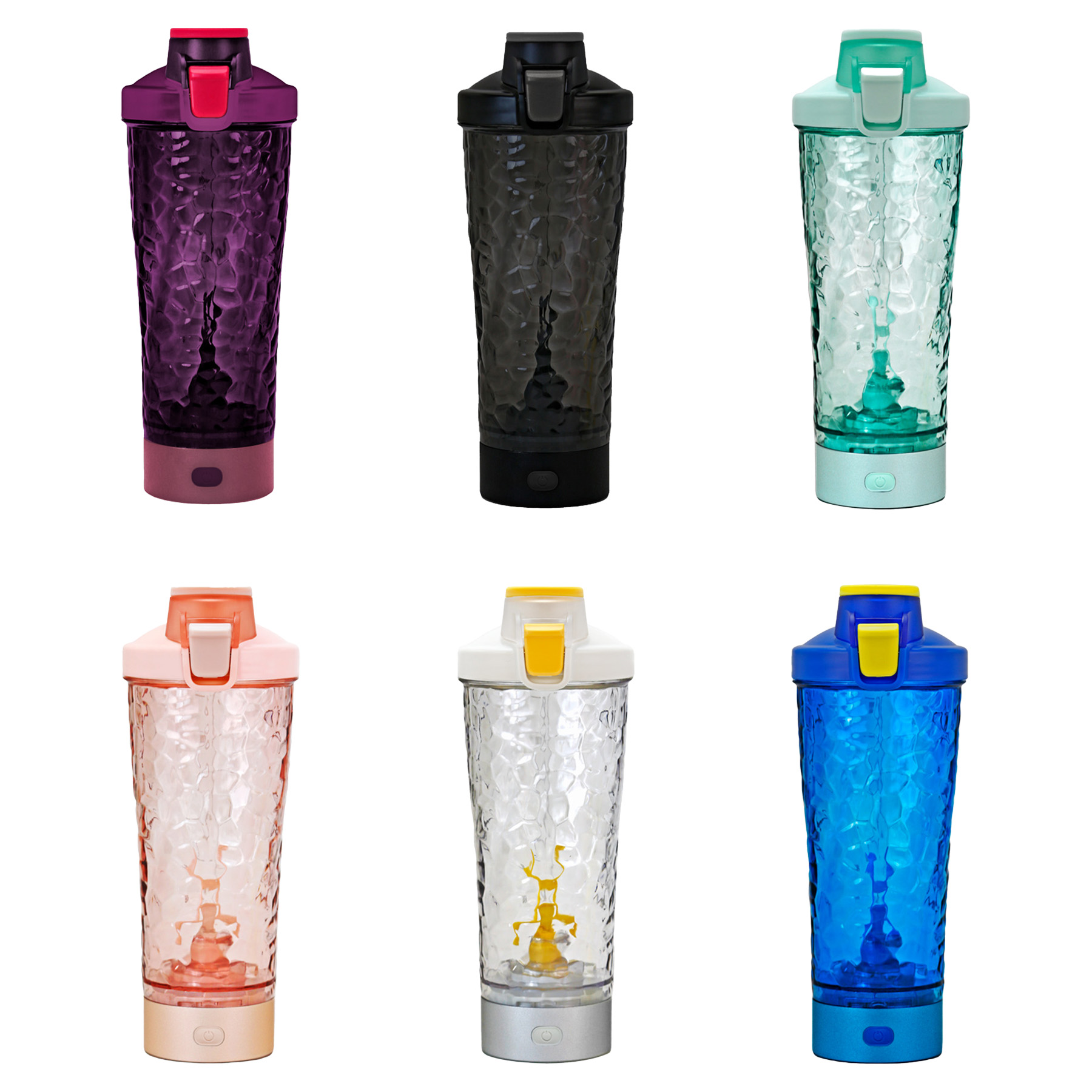 24 Oz Rechargeable Electric Shaker Bottle With Vortex Mixer - Image 3