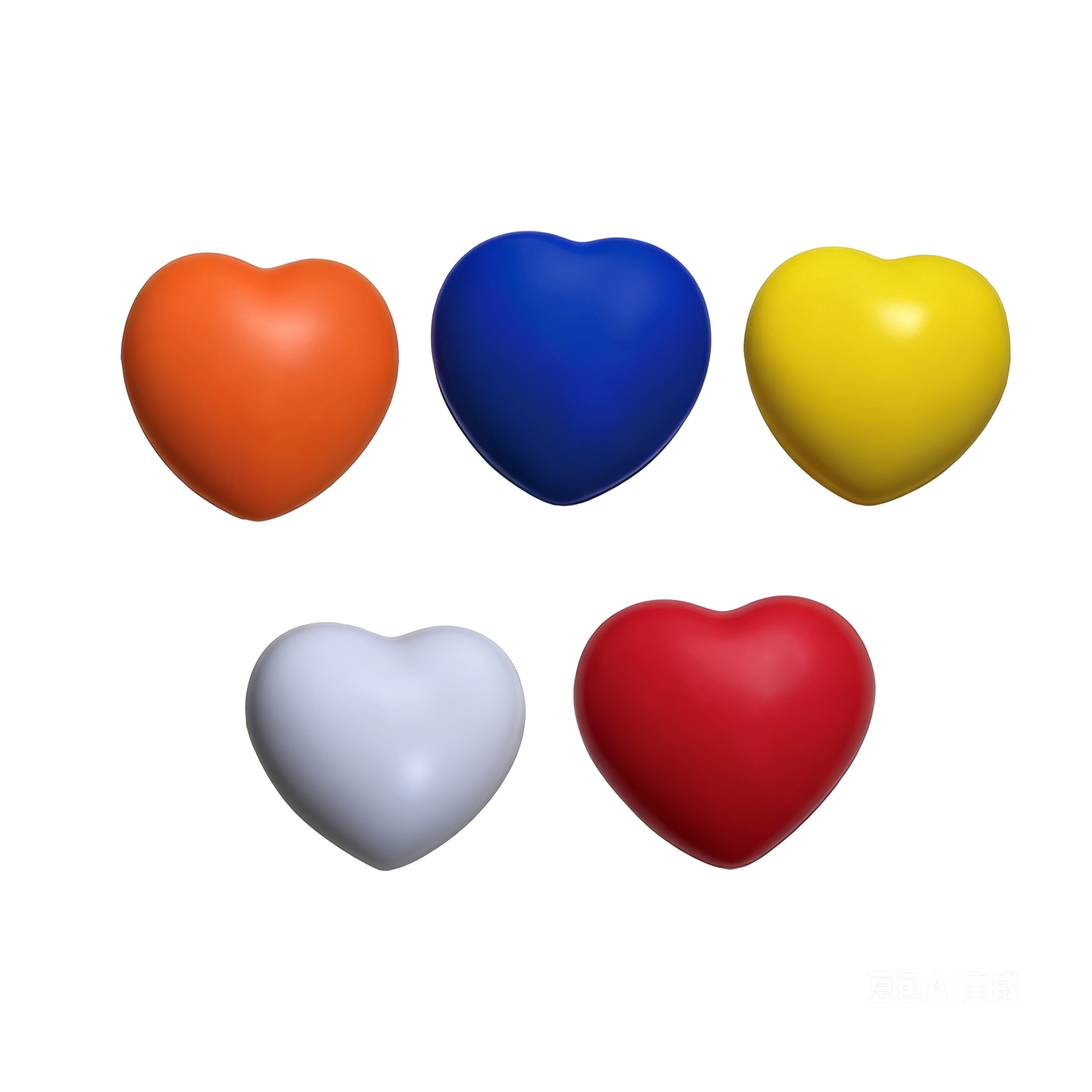 Red Heart PU Stress Relief Ball For Medical Campaigns - Image 3