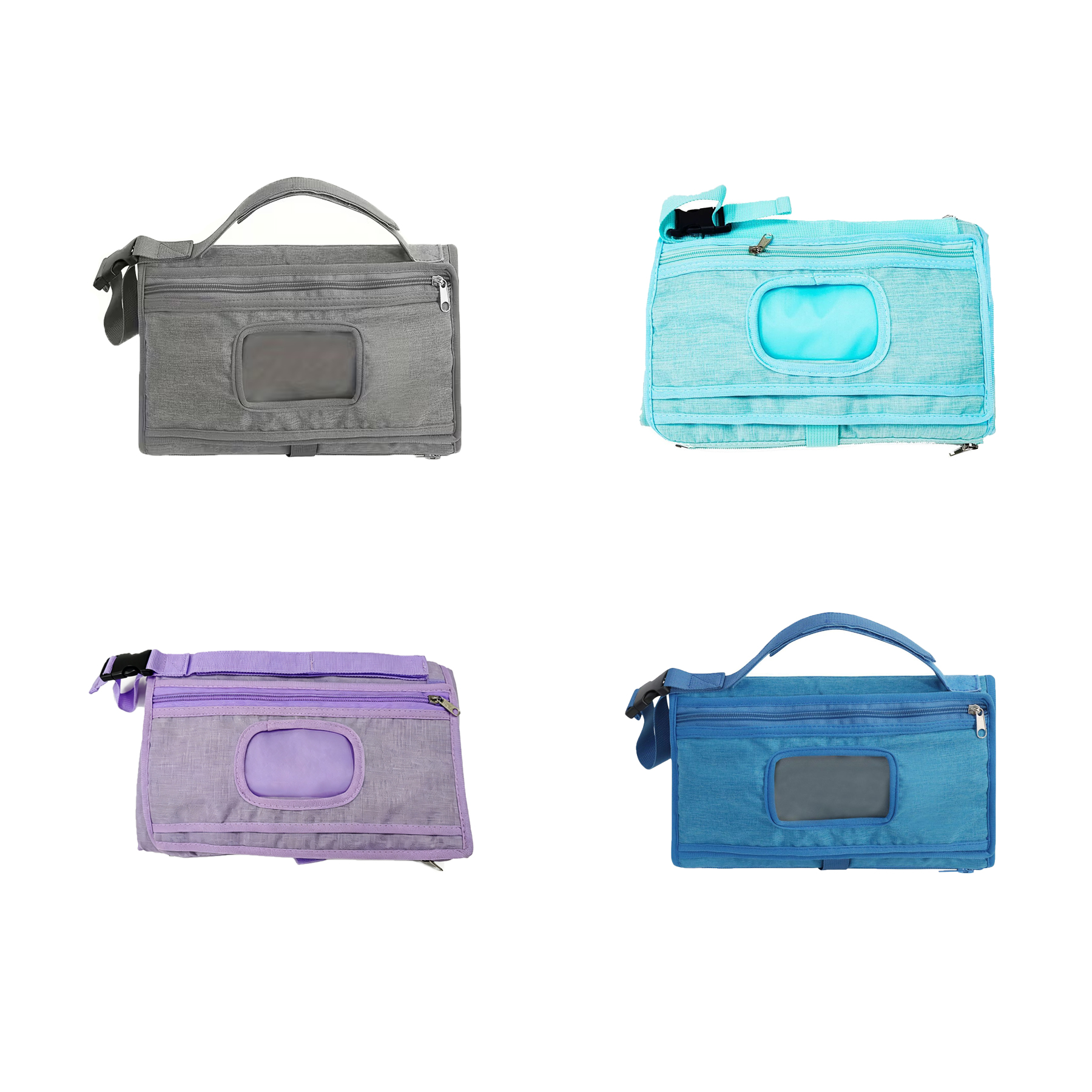 Waterproof Portable Baby Changing Pad With Storage - Image 3