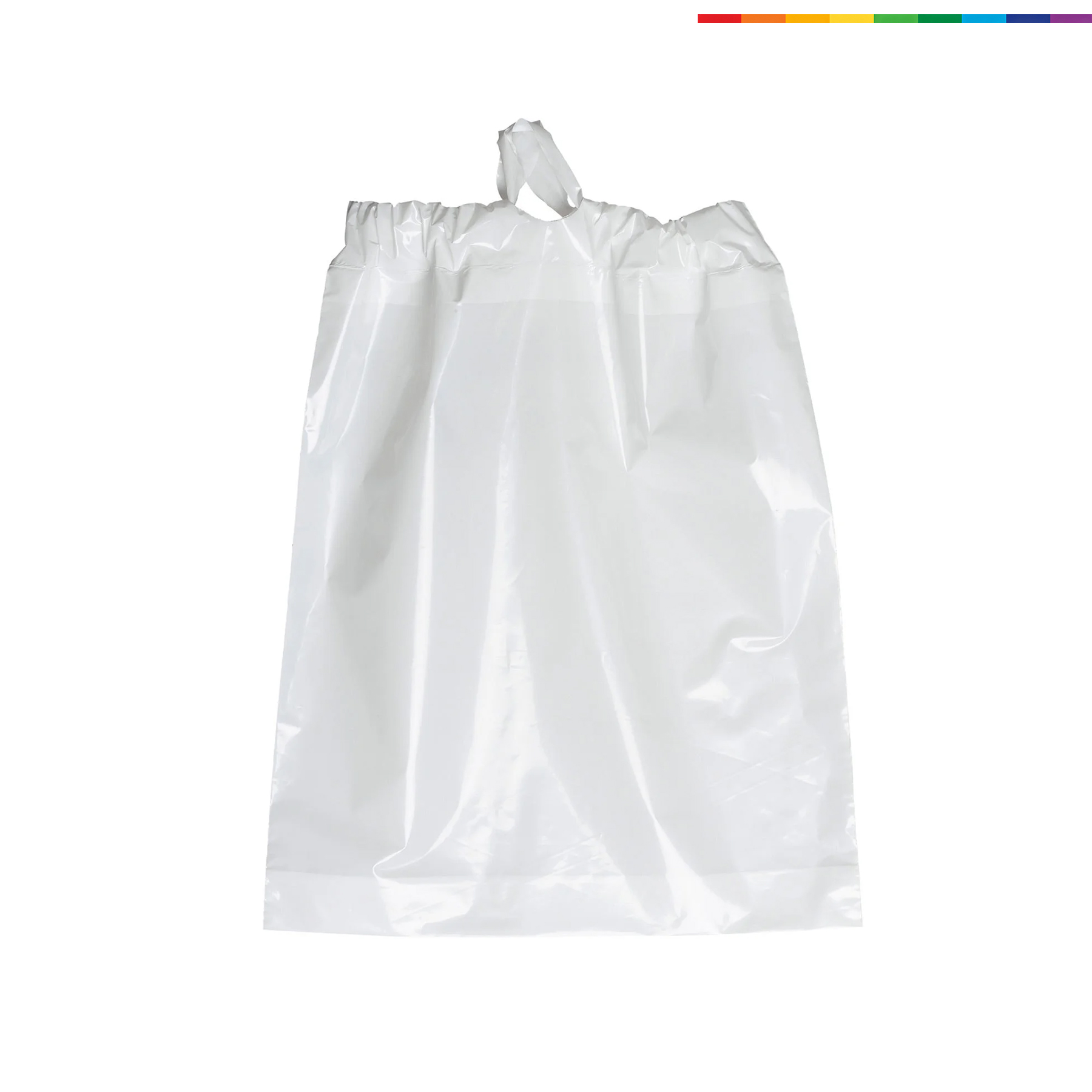 Plastic Poly Draw Bag With Cinch Tape Handle For Events - Image 3