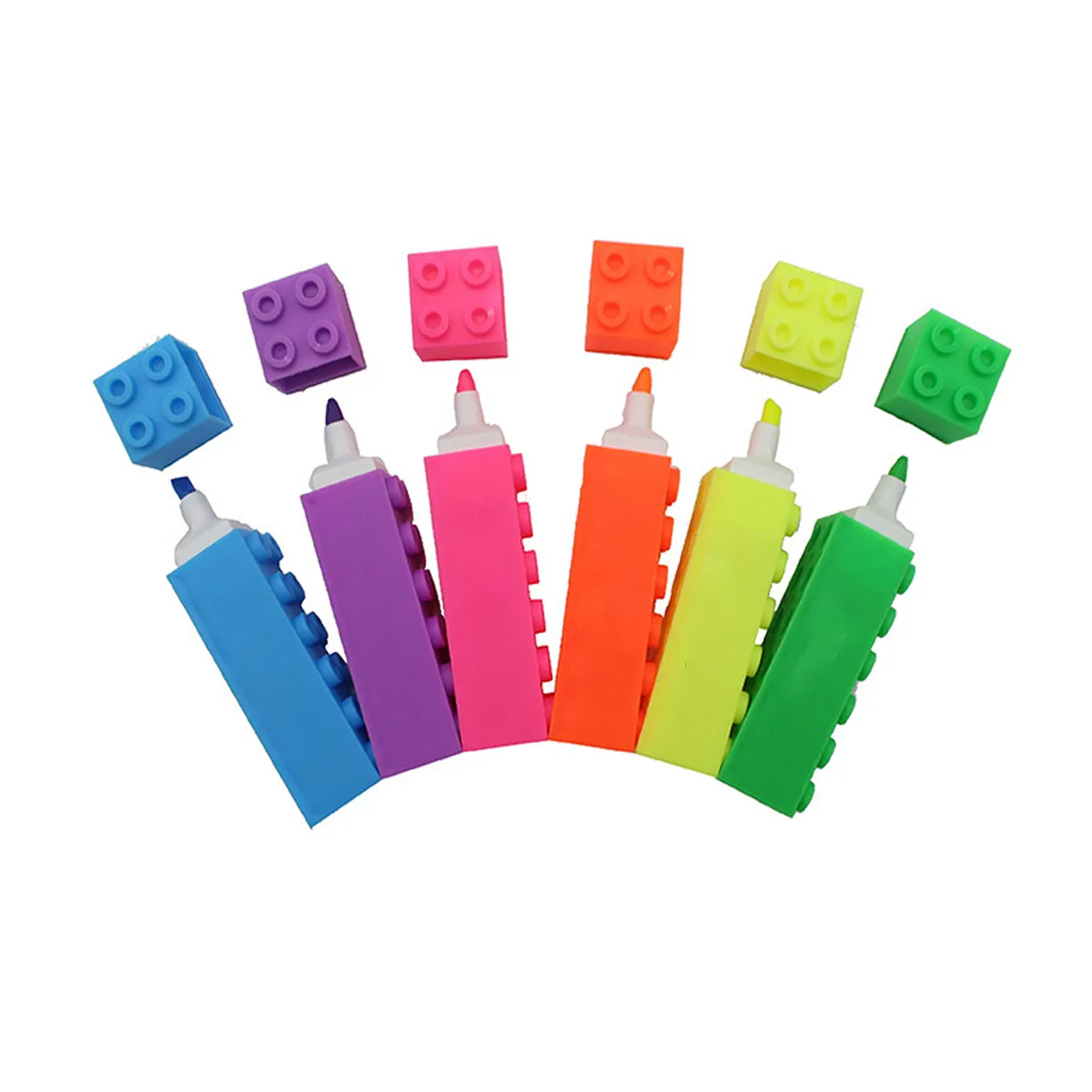 Building Block Highlighter Marker Pen For School Notes - Image 3