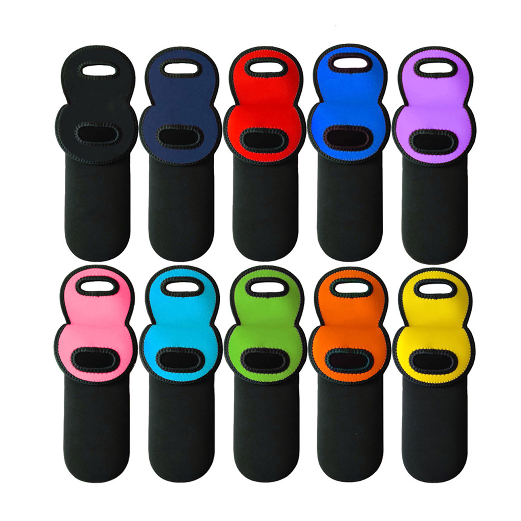 Insulated Neoprene Wine Tote Bag With Accessory Pocket - Image 3
