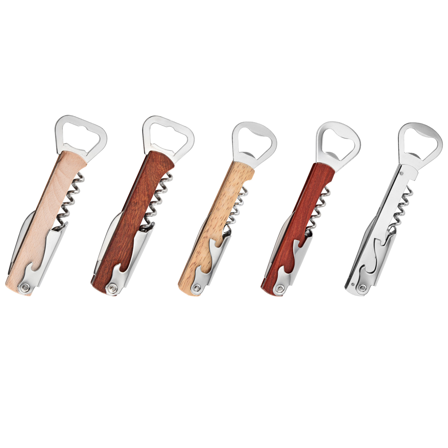 Premium Leatherette 4-in-1 Wine Bottle Opener Tool - Image 3
