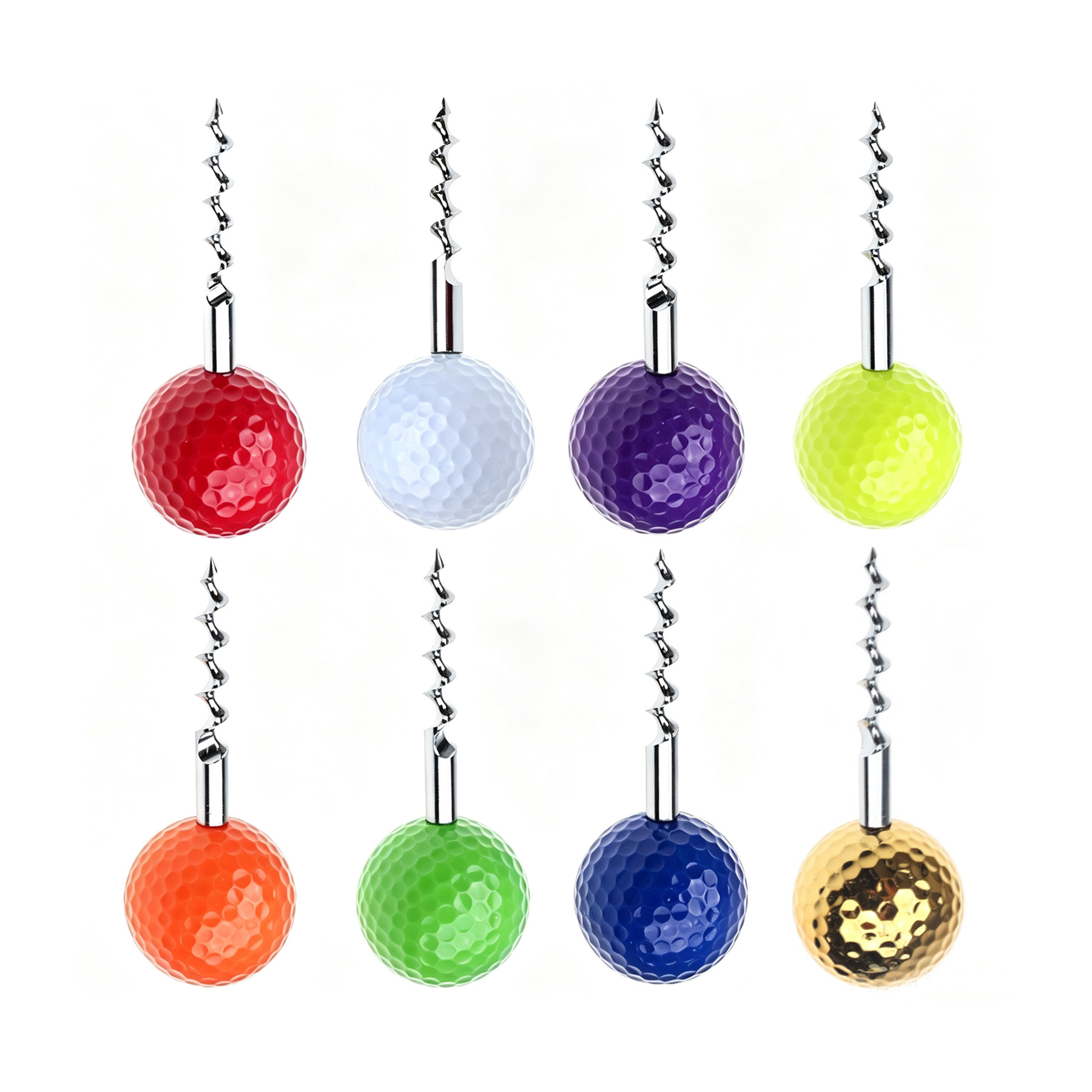 Golf Ball Corkscrew Wine Opener with Custom Logo - Image 3